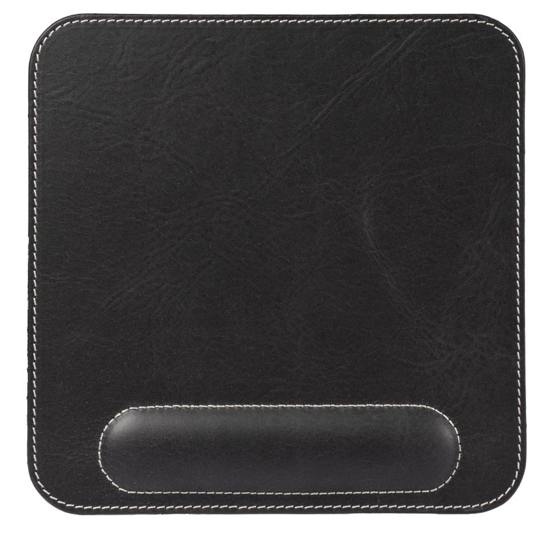 Londo Top Grain Leather Mouse Pad with Wrist Rest â€“ Ergonomic Support, Non-Slip Base, Smooth Surface - Image 5
